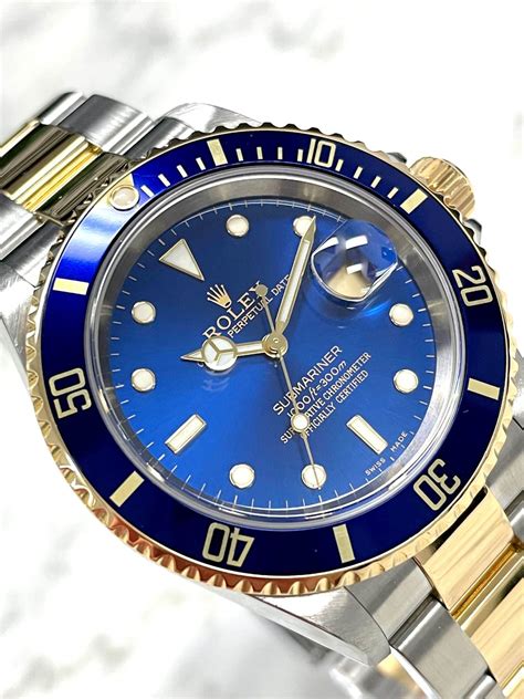 rolex submariner two tone black or blue|Rolex Submariner black dial price.